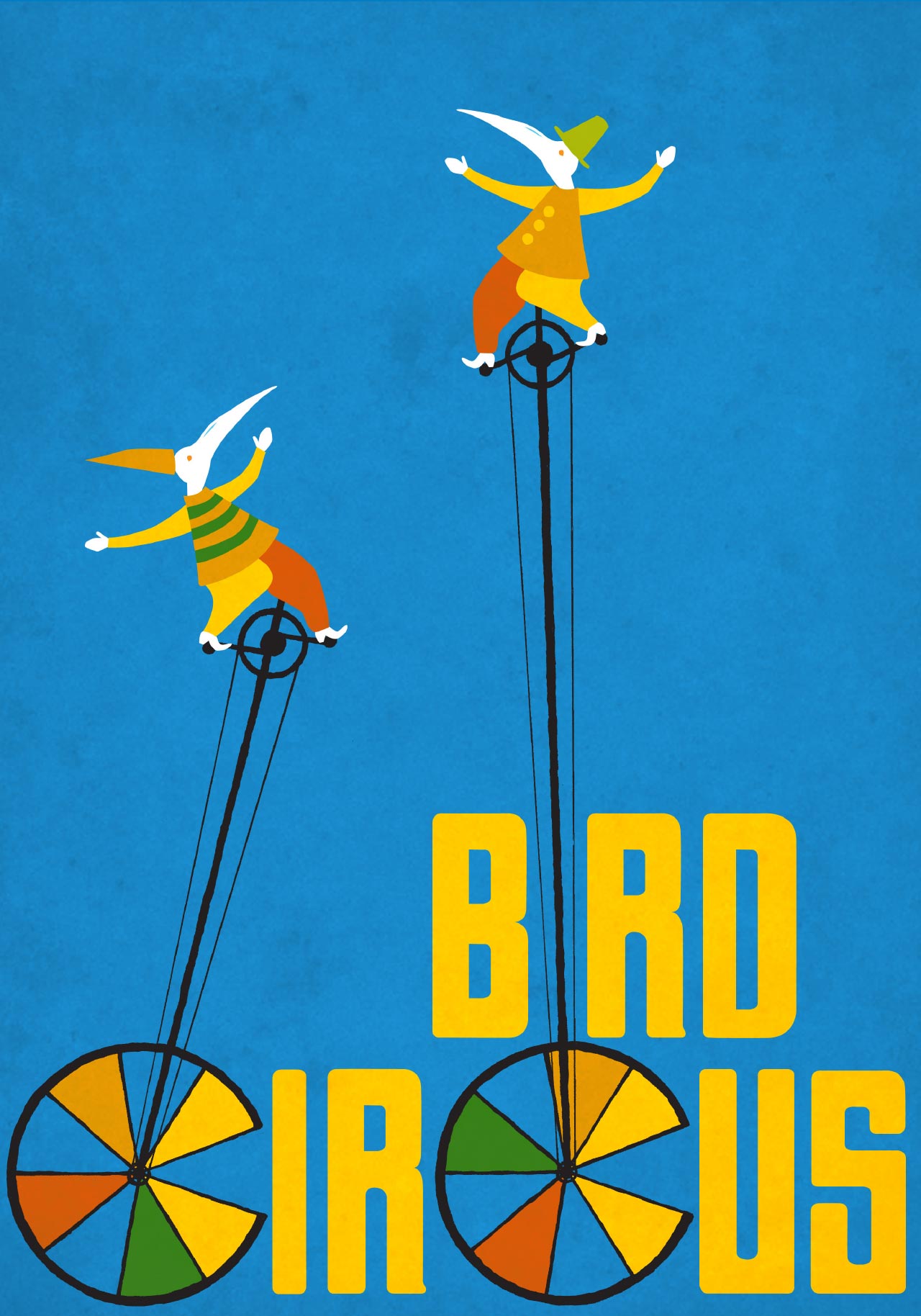Bird Circus Unicyclists